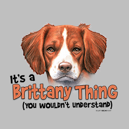 Sports Grey Brittany Thing T-Shirt 