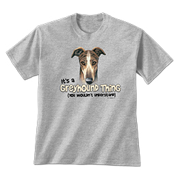 Sports Grey Greyhound Thing T-Shirts 