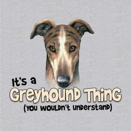 Sports Grey Greyhound Thing T-Shirt 