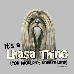 Sports Grey Lhasa Thing T-Shirt 