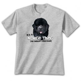 Sports Grey Newfie Thing (Newfoundland) T-Shirts 