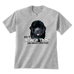 Sports Grey Newfie Thing (Newfoundland) T-Shirts 