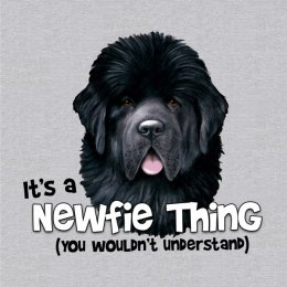 Sports Grey Newfie Thing (Newfoundland) T-Shirt 
