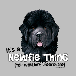 Sports Grey Newfie Thing (Newfoundland) T-Shirt 