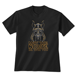 Black Norse Be With You T-Shirts 