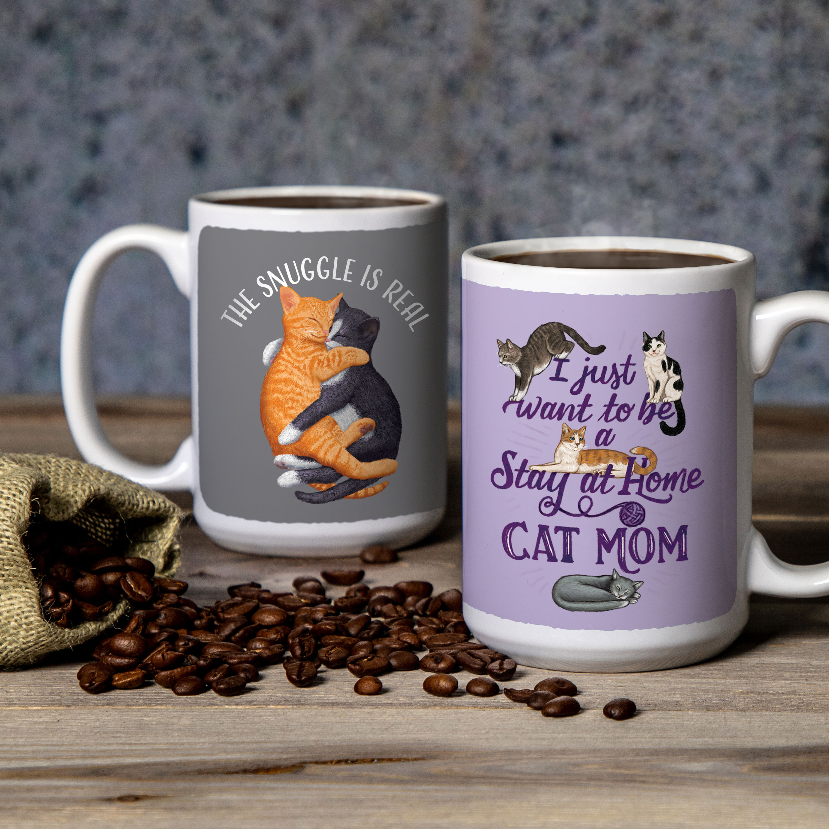 Earth Sun Moon Nature & Animal Themed Coffee Mugs